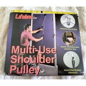 Lifeline USA Multi-Use Shoulder Pulley Deluxe with Metal Door Bracket